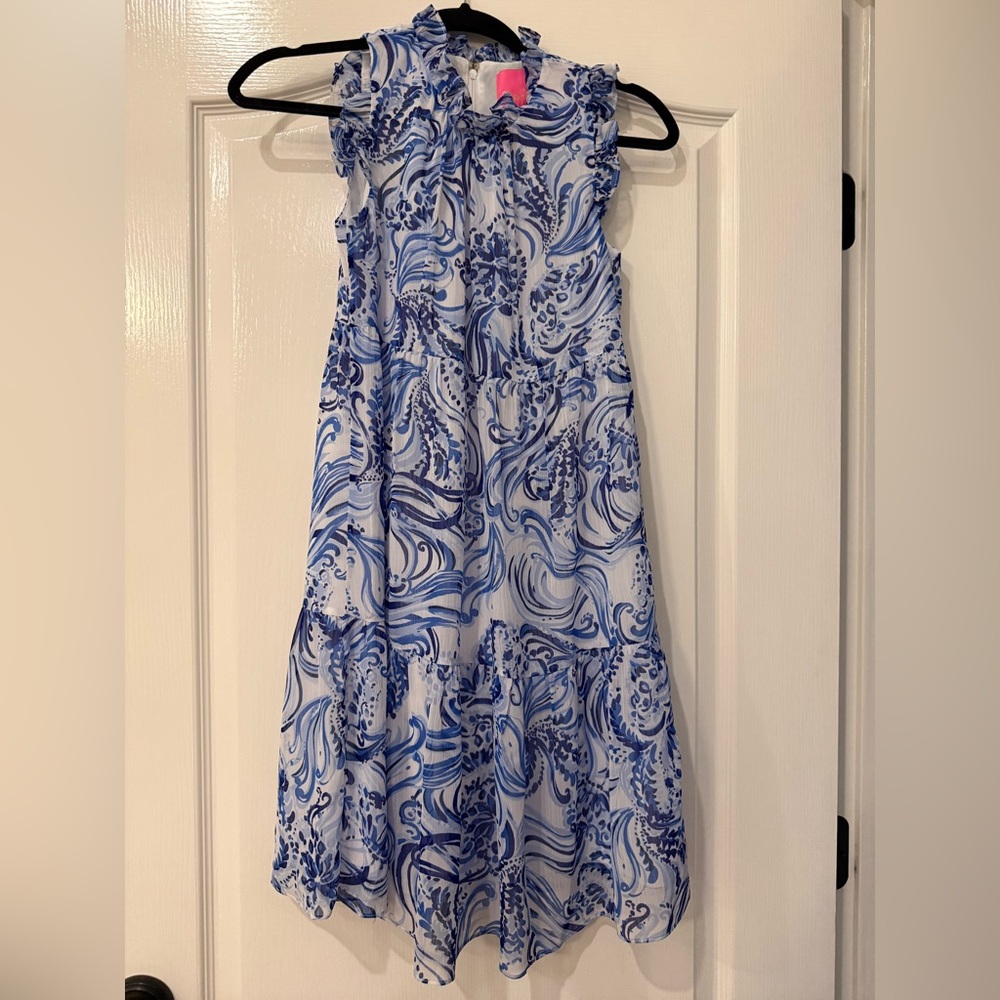 Lilly Pulitzer Blue and White Dress